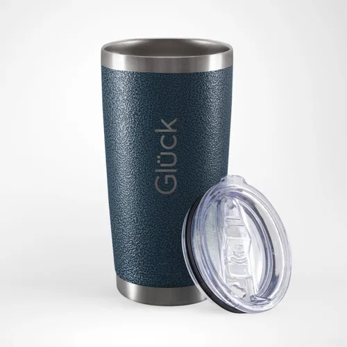 Miniatura 7 de GLUCK LUCKY - Vaso aislado de doble pared de 20 onzas, taza de viaje para oficina en casa, mantiene el café y las bebidas frías y calientes