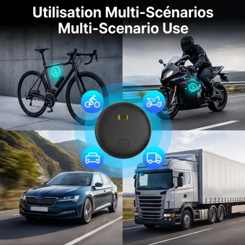Miniatura 6 de GPS Tracker for Vehicles, 2 Pack Magnetic Hidden GPS Tracker for Vehicles No Subscription Life Car Tracker Device Hidden Magnetic Waterproof for iOS
