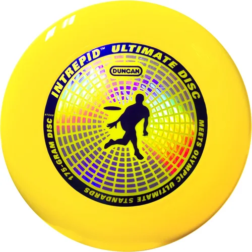 Duncan Intrepid Ultimate - Disco volador con peso de precisión de 6.17 oz, color amarillo