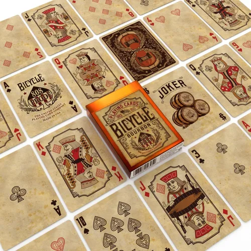 Miniatura 5 de Bicycle Cartas de Juego Bourbon Marrón
