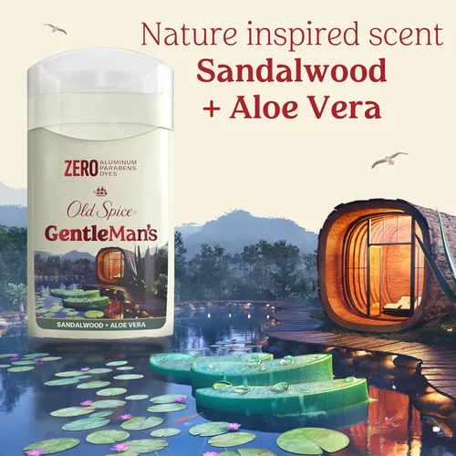 Miniatura 7 de Old Spice GentleMan's - Desodorante de tacto seco sin aluminio para hombres, frescura duradera 24/7, suave para la piel con acondicionadores