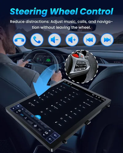 Miniatura 7 de Radio de coche para Ford F150 2013 2014: CPU de 8 núcleos, pantalla táctil de 12.1 pulgadas estéreo con CarPlay Android Auto 5G WiFi GPS Bluetooth