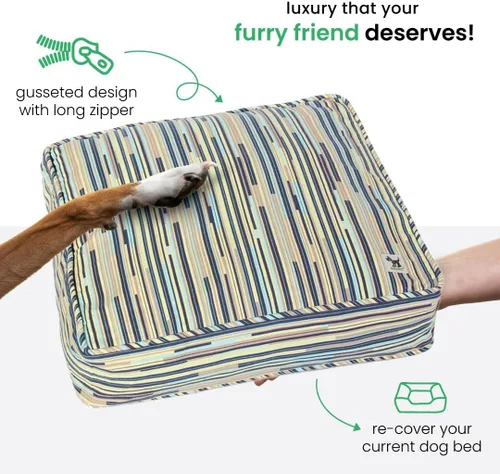 Miniatura 5 de Molly mutt - Cubierta de edredón para cama de perro, 100 % algodón, duradera, lavable, Petite