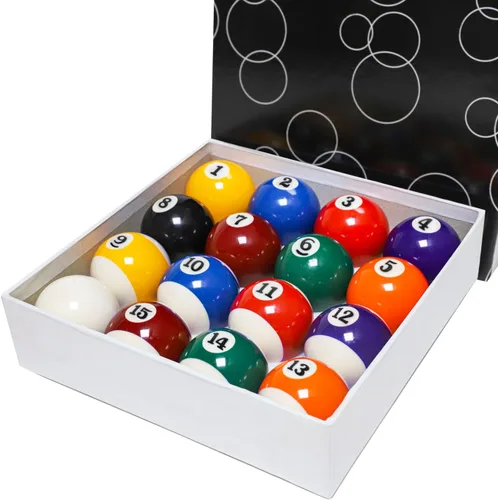 Miniatura 2 de Billiard Balls Set 2-1/4" Regulation Size Pool Table Balls for Replacement (16 Resin Balls)