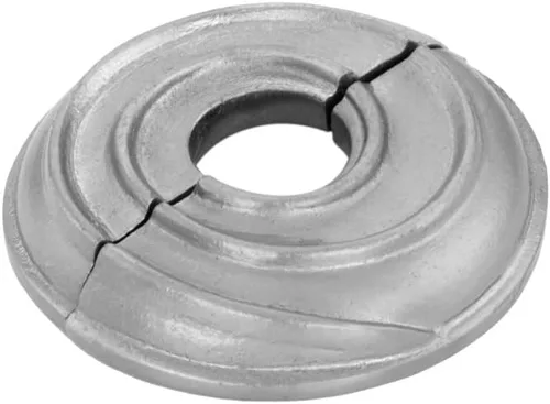 Miniatura 39 de Renovators Supply Manufacturing Placa de escudo de 3,13 pulgadas OD Escutcheon 1/2 en IPS Acabado de cobre antiguo Brida de radiador de aluminio
