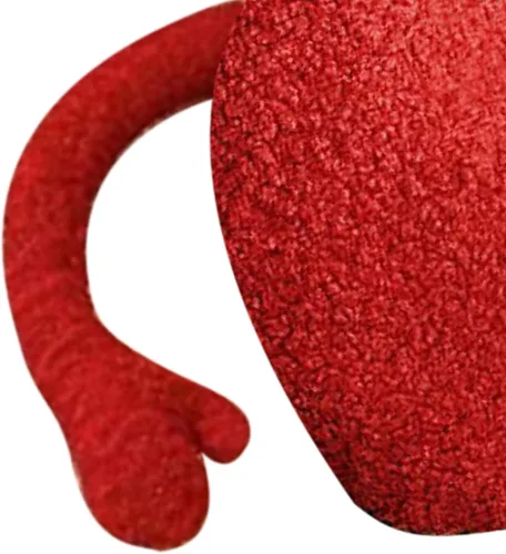Miniatura 7 de Almohada de corazón rojo, cojín de brazos de dibujos animados con brazos largos para decoración de dormitorio, regalo de San Valentín