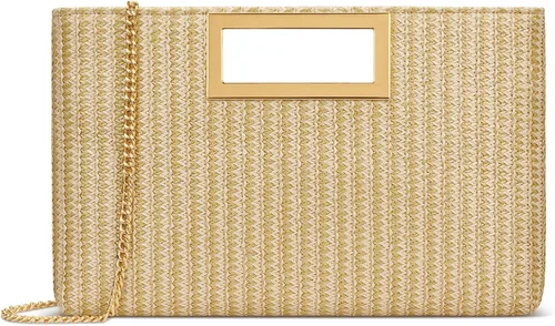Miniatura 11 de Bolso de mano KKXIU para mujer, de cuero vegano, bolso formal de noche para eventos, para bodas, fiestas de graduación, de novia