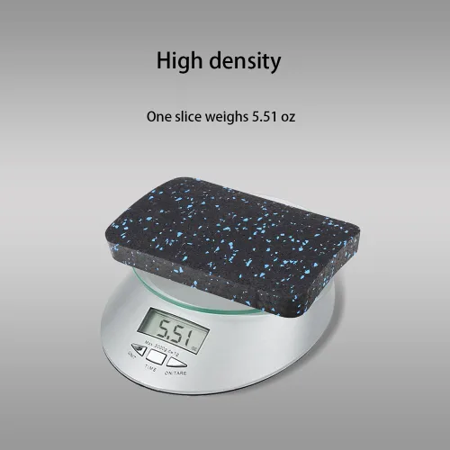 Miniatura 5 de Almohadillas para caminadora de alta resistencia, 6 almohadillas antivibraciones de goma ultra densa de 0.55 pulgadas, protección de suelo de grado