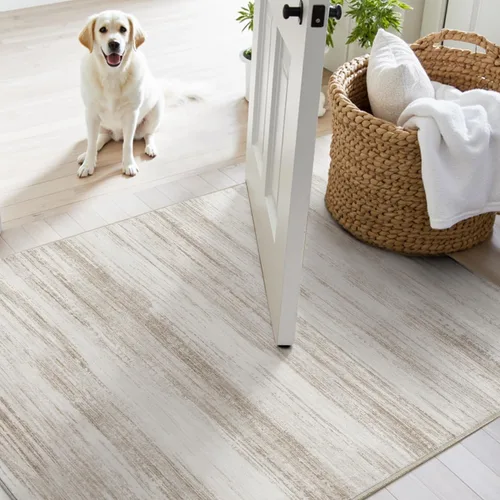 Miniatura 5 de PADOOR Alfombra moderna abstracta para entrada, alfombra lavable de 2 x 3 pulgadas, antideslizante, ultra suave, de pelo bajo, para puerta