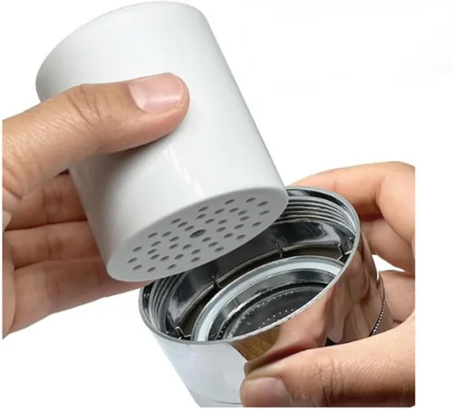 COLSEN Filtro de ducha de repuesto – Suavizador de agua de baño universal para tina, sistema de filtración de 15 etapas, purificador de mano para