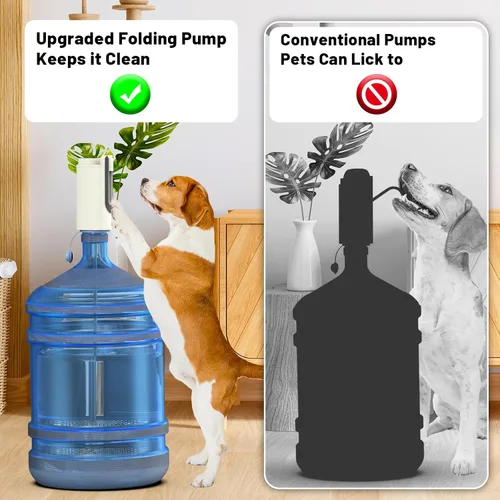 Miniatura 2 de Dispensador de agua portátil para botella de 5 galones, dispensador de agua, bomba de agua eléctrica, bomba de agua recargable para jarra de 5