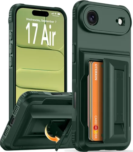 Miniatura 11 de Oterkin Funda tipo cartera para iPhone 17 Pro Max [4-5 tarjeteros] [soporte de soporte] [protección completa de la cámara] [bloqueo RFID] iPhone 17