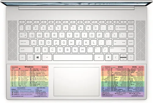 Miniatura 11 de SYNERLOGIC Guía de referencia rápida para Windows + Word/Excel (para Windows), adhesivos de acceso directo de teclado, vinilo sin residuos