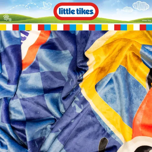 Miniatura 5 de Little Tikes Cozy Coupe - Manta para niños, súper suave y afelpada, 46 x 60 pulgadas, accesorio de ropa de cama con diseño de coche de carreras