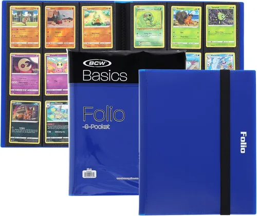 Miniatura 8 de BCW Basics Folio - Álbum de 9 bolsillos, color rojo, carpeta de carga lateral segura para archivos, solución de almacenamiento premium para tarjetas