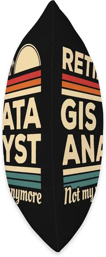Miniatura 2 de GIS Data Analyst Gifts Retired GIS Data Analyst Not My Problem Anymore - Almohada de 16 x 16 pulgadas, multicolor