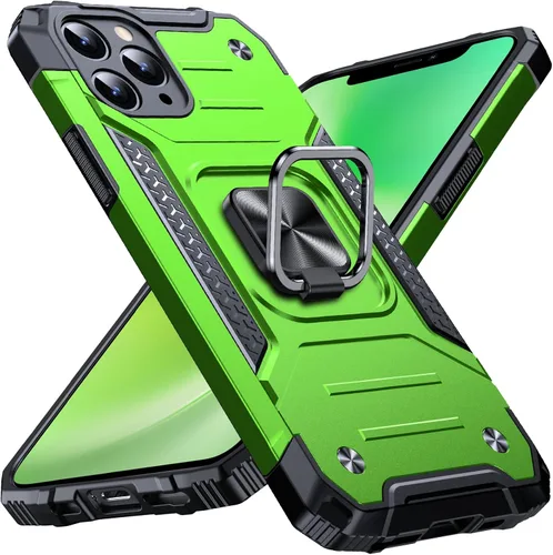 Miniatura 100 de Anqrp Funda resistente para iPhone 6/7/8/SE/SE2 con soporte de anillo mejorado y agarre, grado militar, a prueba de golpes, resistente y robusta