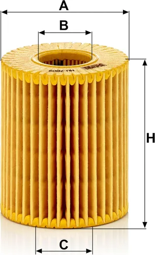 Miniatura 3 de Mann Filter Filtro de aceite HU 7009 z - Papel, para turismos y vehículos todoterreno - MANN Automotive-oil-filters
