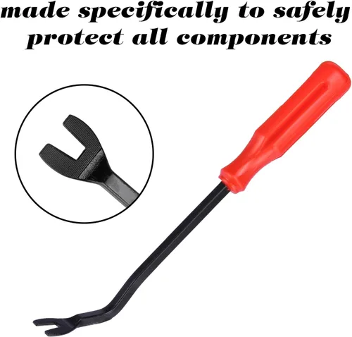 Miniatura 2 de LivTee Herramienta de extracción de clips de plástico, herramienta de extracción de paneles de puerta (tapicería) para equipos de audio automotriz