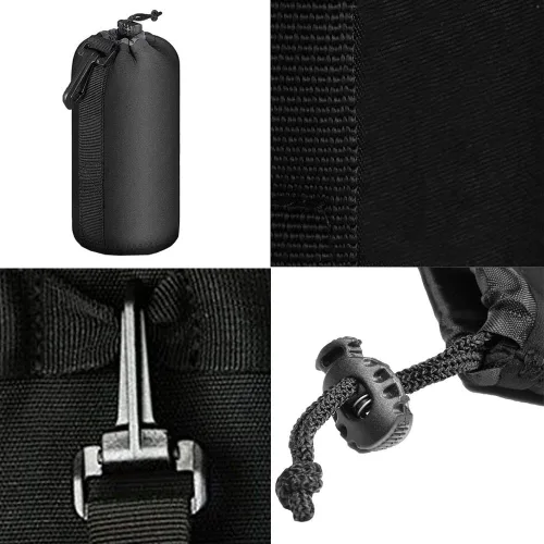 Miniatura 5 de Selens Juego de 4 fundas para lentes con funda protectora gruesa de neopreno para lente de cámara DSLR Sony Nikon Olympus Panasonic – Tamaño: bolsas