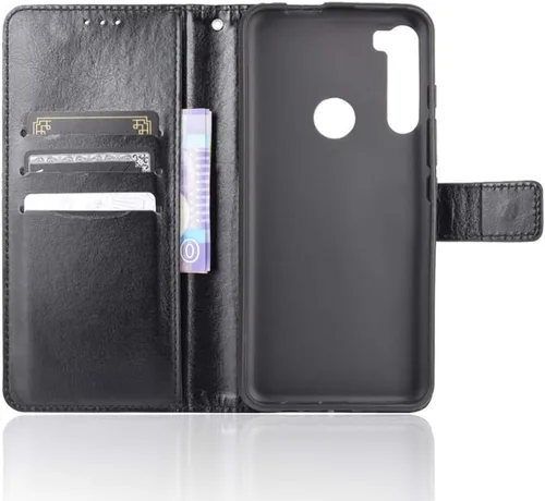 Miniatura 4 de Funda para Motorola Moto One Fusion+ Funda de piel con tapa para Motorola Moto One Fusion+ XT2083-1 XT2067-1 XT2067-1 XT2067-2 XT2067-3 Funda Negra