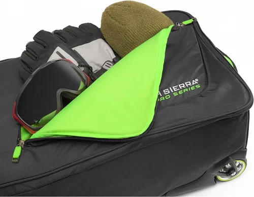 Miniatura 3 de High Sierra Combo de esquí/snowboard con ruedas, negro/rallado, talla única