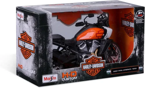 Miniatura 8 de Maisto Motocicleta de fundición a presión 1:12 Harley Davidson 2021 Pan American 1250