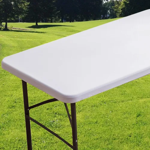 Miniatura 7 de Mantel cuadrado de elastano ajustable de 34 x 34 pulgadas, mantel elástico plegable para tarjetas de picnic, mantel elástico para mesa de patio