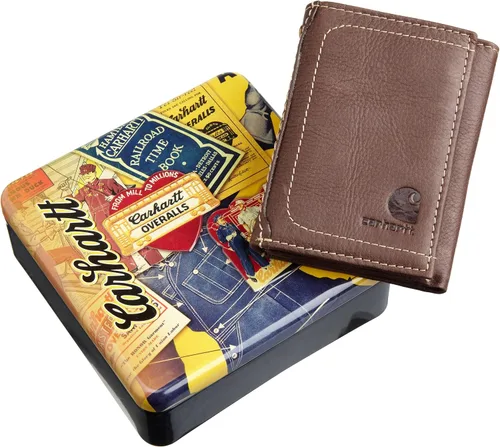 Miniatura 9 de Carhartt Carteras duraderas de tres pliegues, disponibles en estilos de cuero y lona