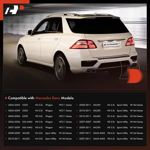 Miniatura 2 de A-Premium Actuador de Cerradura de Compuerta Trasera Compatible con Mercedes Benz E320, E350, E500, E55 AMG, E63 AMG, ML63 AMG, ML320, ML350, ML450