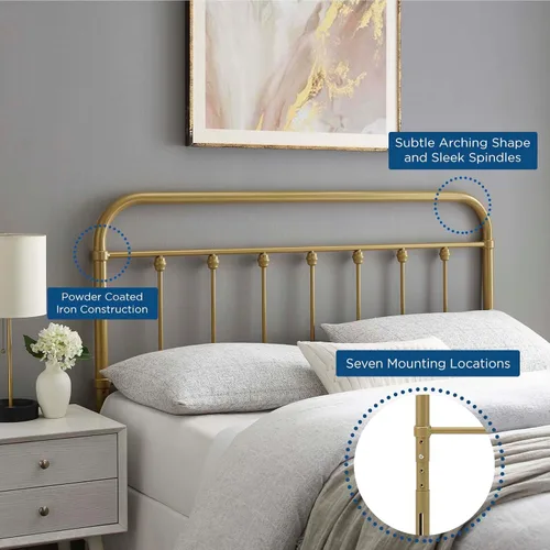 Miniatura 6 de Modway Sage Ajustable, Dorado, Queen Oro