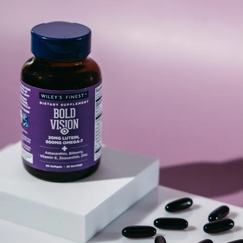 Miniatura 5 de Wiley's Finest Wild Alaskan Fish Oil Bold Vision - Suplemento de salud ocular de aceite de pescado con luteína, zeaxantina, arándano, omega-7