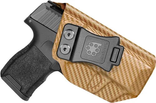 Miniatura 18 de Amberide IWB Funda Kydex para SIG Sauer P365 / P365 SAS / P365X, transporte oculto, opciones MOS y no MOS disponibles, inclinación ajustable