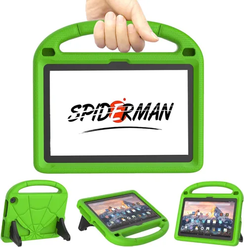 Miniatura 9 de Estuche para niños para nueva pestaña 8 pulgadas 2024, cubierta antideslizante a prueba de golpes con mango Kickstand Kids Cover - Negro