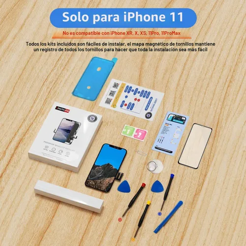 Miniatura 8 de EFAITHFIX para iPhone 11 Reemplazo de pantalla LCD de 6.1 pulgadas, ensamblaje de marco, pantalla LCD y digitalizador de pantalla táctil 3D con kit