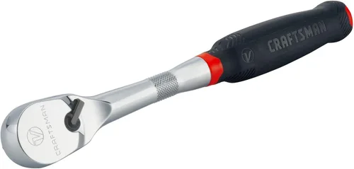 Miniatura 11 de CRAFTSMAN Trinquete Serie V, accionamiento de 1/4 pulgada, 80 dientes, agarre cómodo (CMMT86304V)