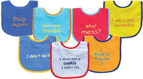 Miniatura 23 de Luvable Friends Baby Cotton Terry Drooler Bibs with PEVA Back, Transportation, One