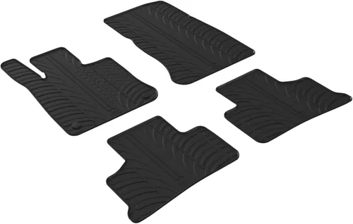 Miniatura 25 de Gledring USA - Tapetes de carga de goma personalizados para todo tipo de clima, diseñados para Mercedes Benz GLC X253 2016-2022, no se requiere