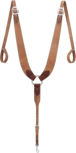 Miniatura 3 de Weaver Leather - Collar de pecho de cuero con arnés prémium