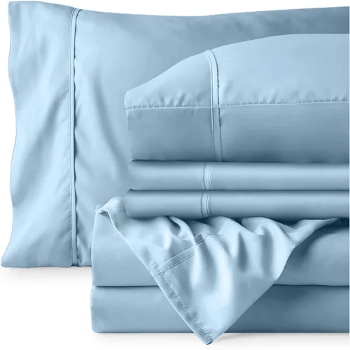 Miniatura 82 de Bare Home Hotel Luxury - Juego de sábanas tamaño individual, extra suave, 4 piezas, bolsillos profundos, ajuste fácil, refrescante y transpirable