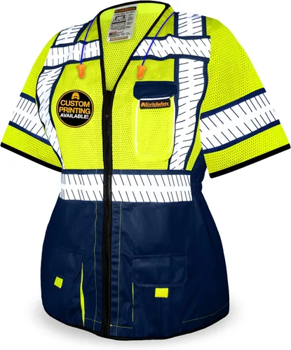 Miniatura 6 de KwikSafety - Charlotte, NC - SHERIFF & SPECIALIST Chaleco de Seguridad para Mujer ANSI OSHA