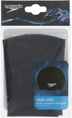 Miniatura 2 de Speedo Gorro de natación unisex de látex Negro (Speedo Black)