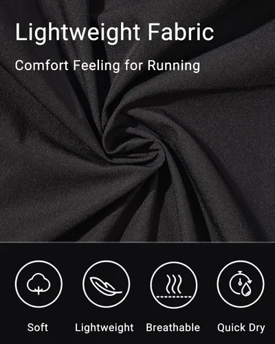 Miniatura 5 de Holipick 3'' High Waisted Running Shorts Mesh Liner Quick Dry Athletic Gym Track Workout Shorts Lightweight with Zip Pocket