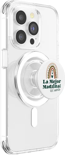 Miniatura 3 de La Mejor Madrina Del Mundo Cute Boho Rainbow Godmother PopSockets MagSafe PopGrip for iPhone