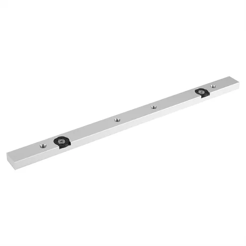 Deslizador de barra de inglete, barra de calibre de sierra de mesa de aleación de aluminio, plantilla de carpintería y herramienta de fijación,