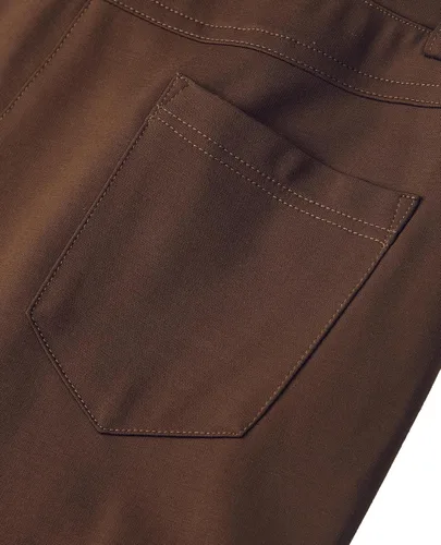 Miniatura 5 de siliteelon Pantalones de vestir para mujer, pantalones de trabajo casuales para mujer, pantalones de yoga con corte de bota, pantalones de negocios