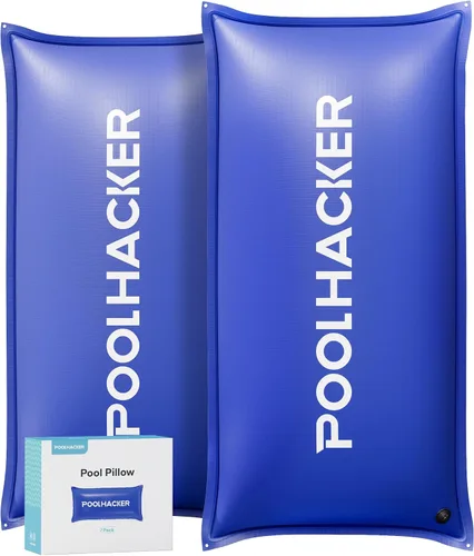 Miniatura 11 de POOLHACKER Almohadas de piscina mejoradas para piscinas sobre el suelo, ecualizador de hielo para invierno, 0.020 in, cubierta de piscina ultra
