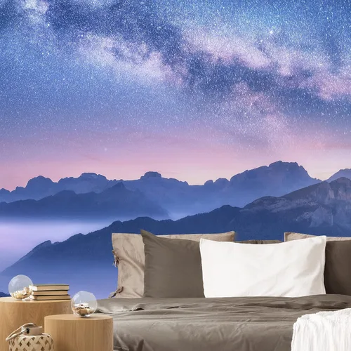 Miniatura 40 de NWT Calcomanía removible para pared, diseño de nube galáctica, estrella, nebulosa, fantasía, ciencia ficción, astronomía y arte espacial, arte