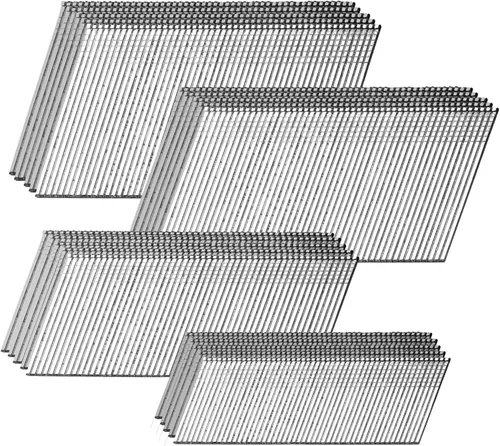 Miniatura 10 de Clavos de acabado en ángulo de calibre 16 de 20 grados, galvanizados de 1-1/4 pulgadas, 3000 unidades, para clavadora neumática y eléctrica