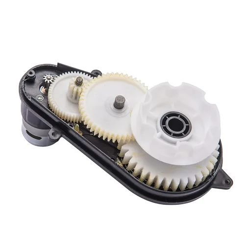 Miniatura 6 de weelye 12V550 40000RPM Caja de cambios con alto par motor de 12 V CC para niños montar en piezas de automóvil, SUV, motor eléctrico con caja